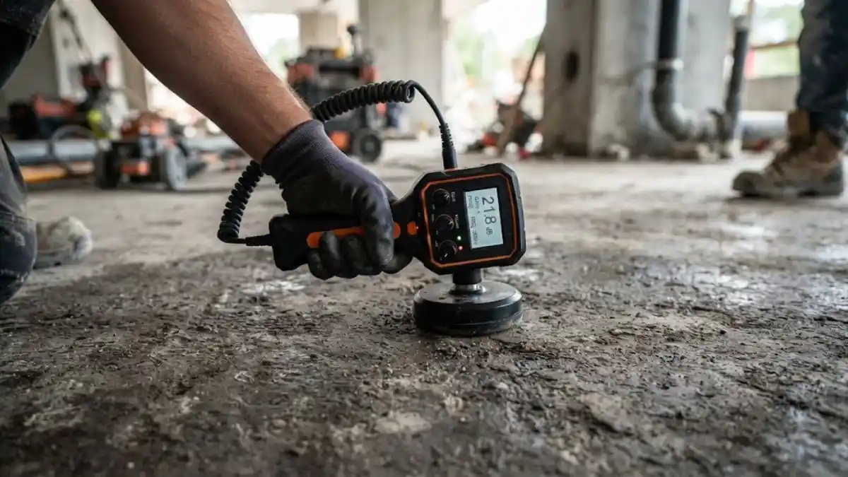 Slab leak detection equipment